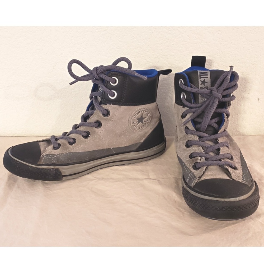 Gray Converse Hightops